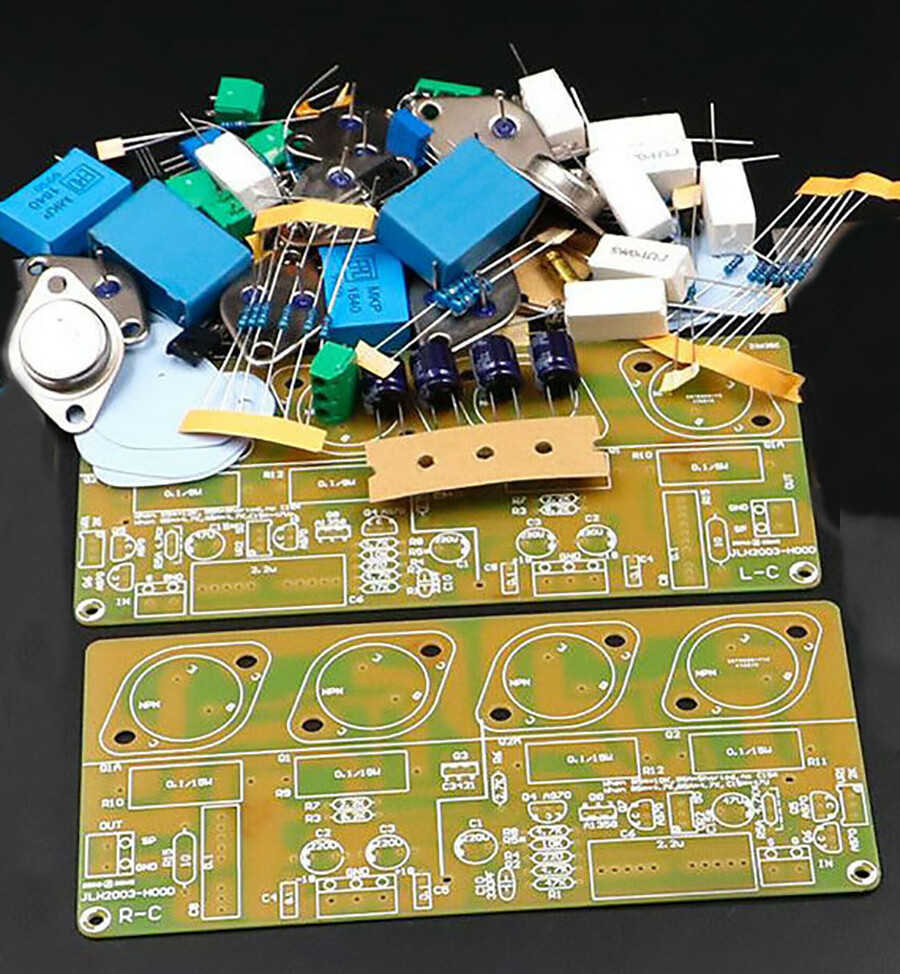 1 pair HOOD JLH2003 Class A Single-ended power amplifier DIY Kit 22W+22W 8ohm