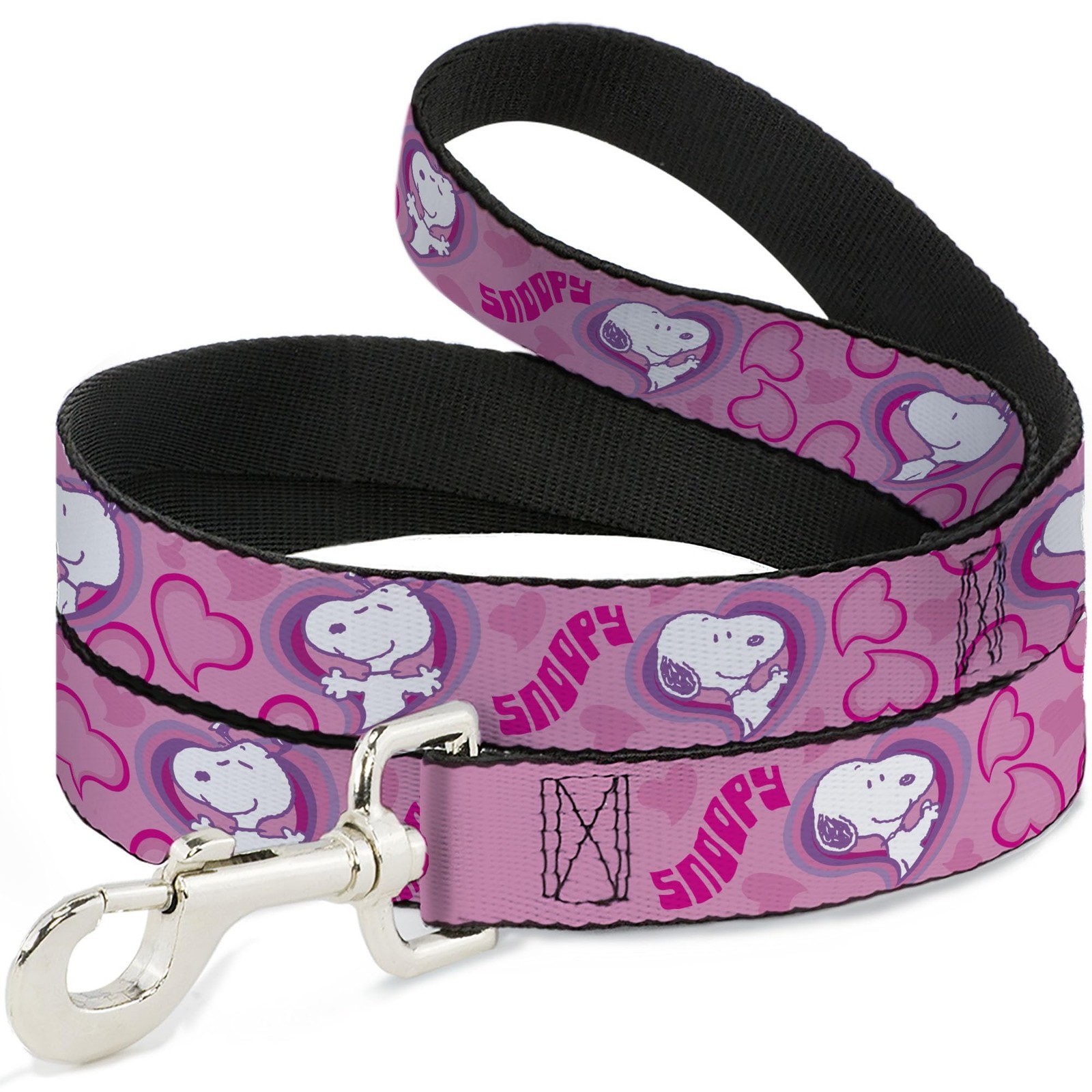 Peanuts Worldwide LLC Pet Leash, Dog Leash, Peanuts Snoopy Valentine Hearts Pose