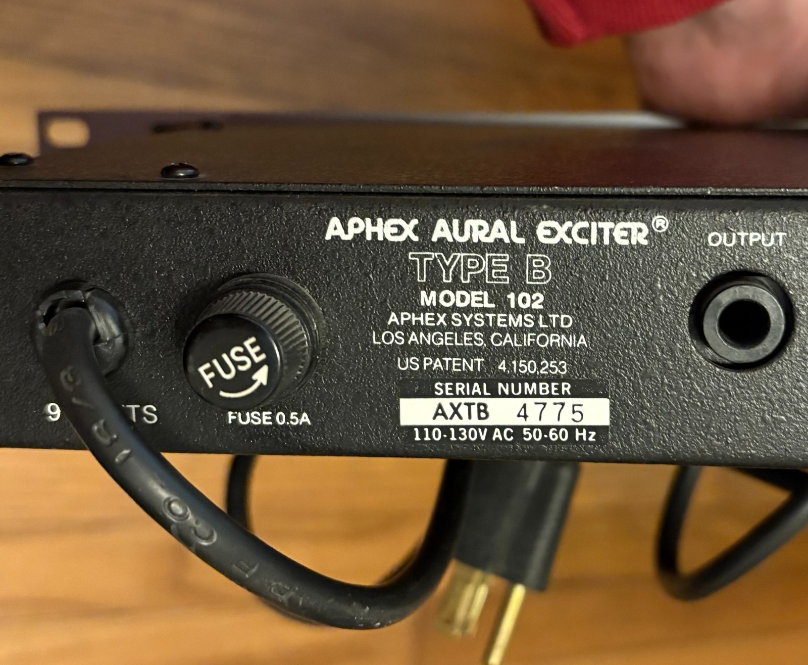 Aphex Aural Exciter Type B Model 102 2-Channel Rack Mount