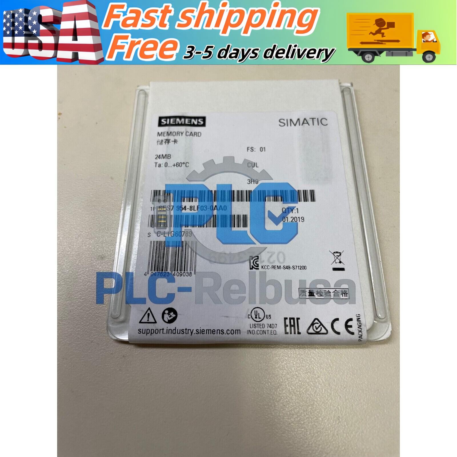 New Siemens 6ES7954-8LF03-0AA0 S7 MEMORY CARD FOR S7-1X00 6ES7954-8LF03-0AA0