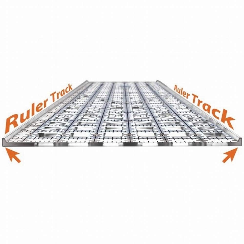 TrueCut, Ruler, Innovative Ruler Track and Cutter Guide System, Each, Clear