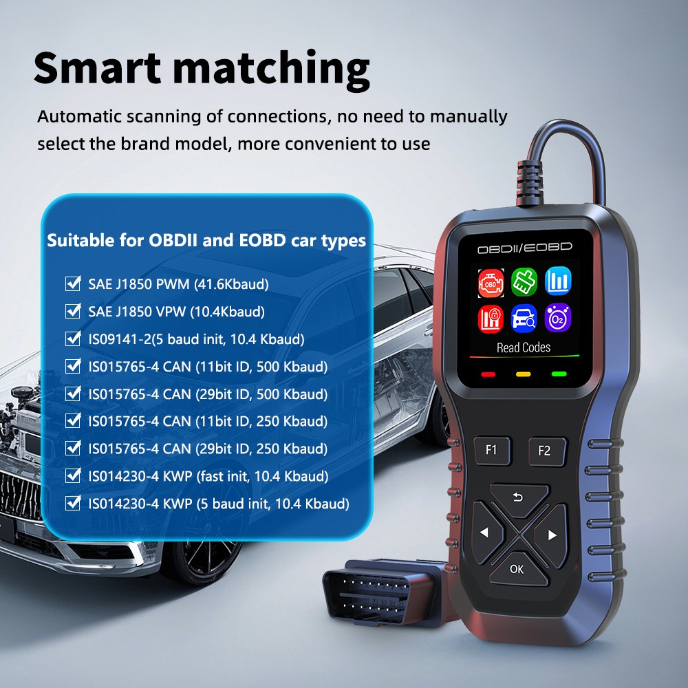 Automotive OBD Code Reader Code Reader Car Diagnostic Instrument Battery Tester