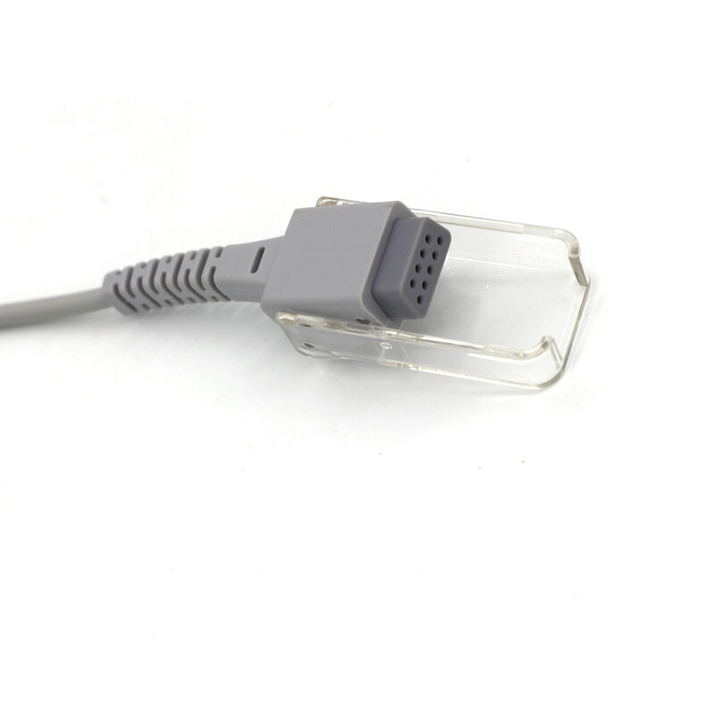 2Pcs 11pin Female SpO2 Sensor Extension Adapter Cable Fit For Nellcor Module/GE