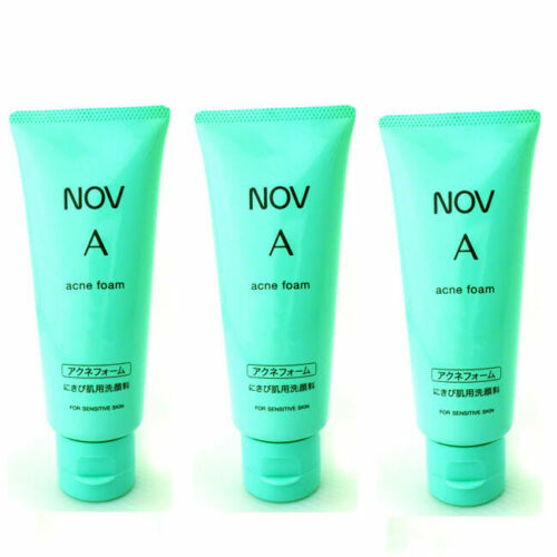 NOV A Acne Foam For Sensitive Skin Foaming 70g x 3 = 210g / 7.4oz. From Japan