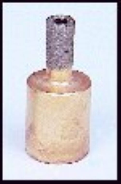 NEW 1/4" INLAND STANDARD GRIT STAINED GLASS GRINDER BIT HEAD ORIGINAL INLAND