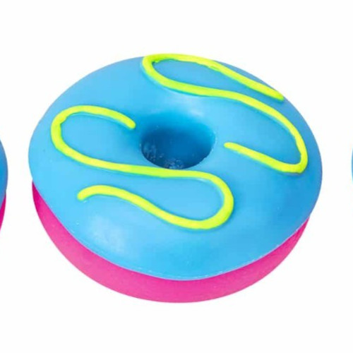 BLUE Rare In NeeDoh DohNut ViralSquishy Swirl Donut Fidget Toy Schylling NEW HTF