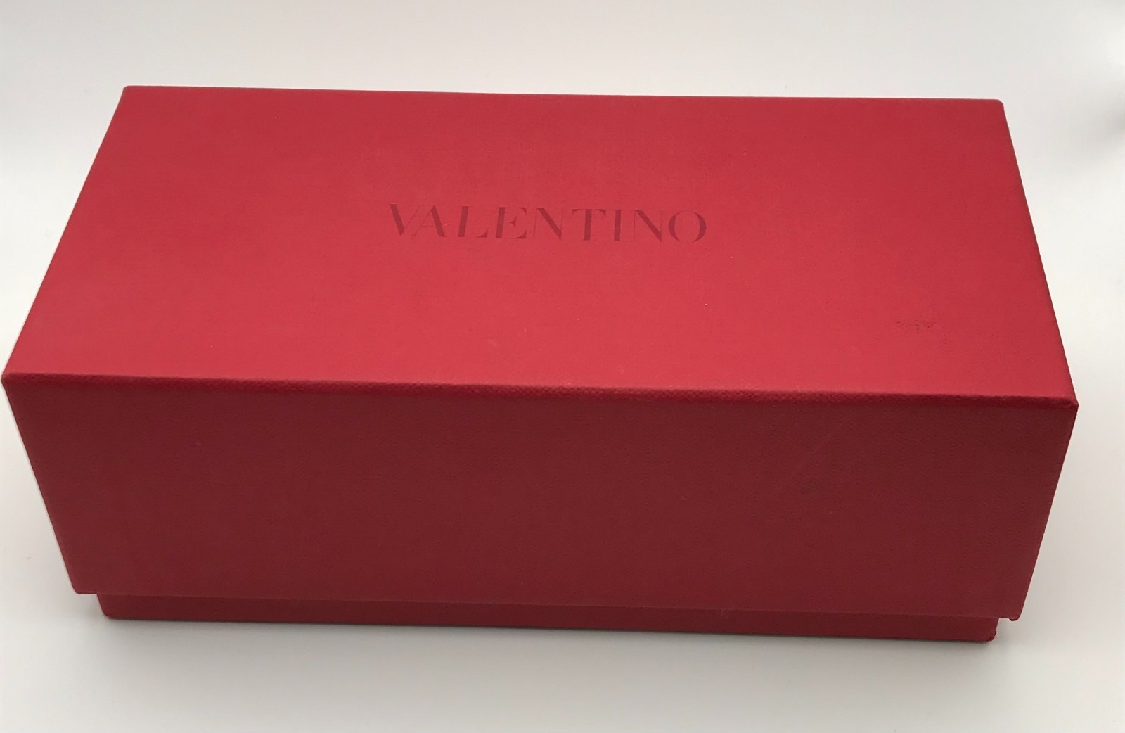 New Authentic Valentino Red Black Eyeglasses Case Cleaning Cloth