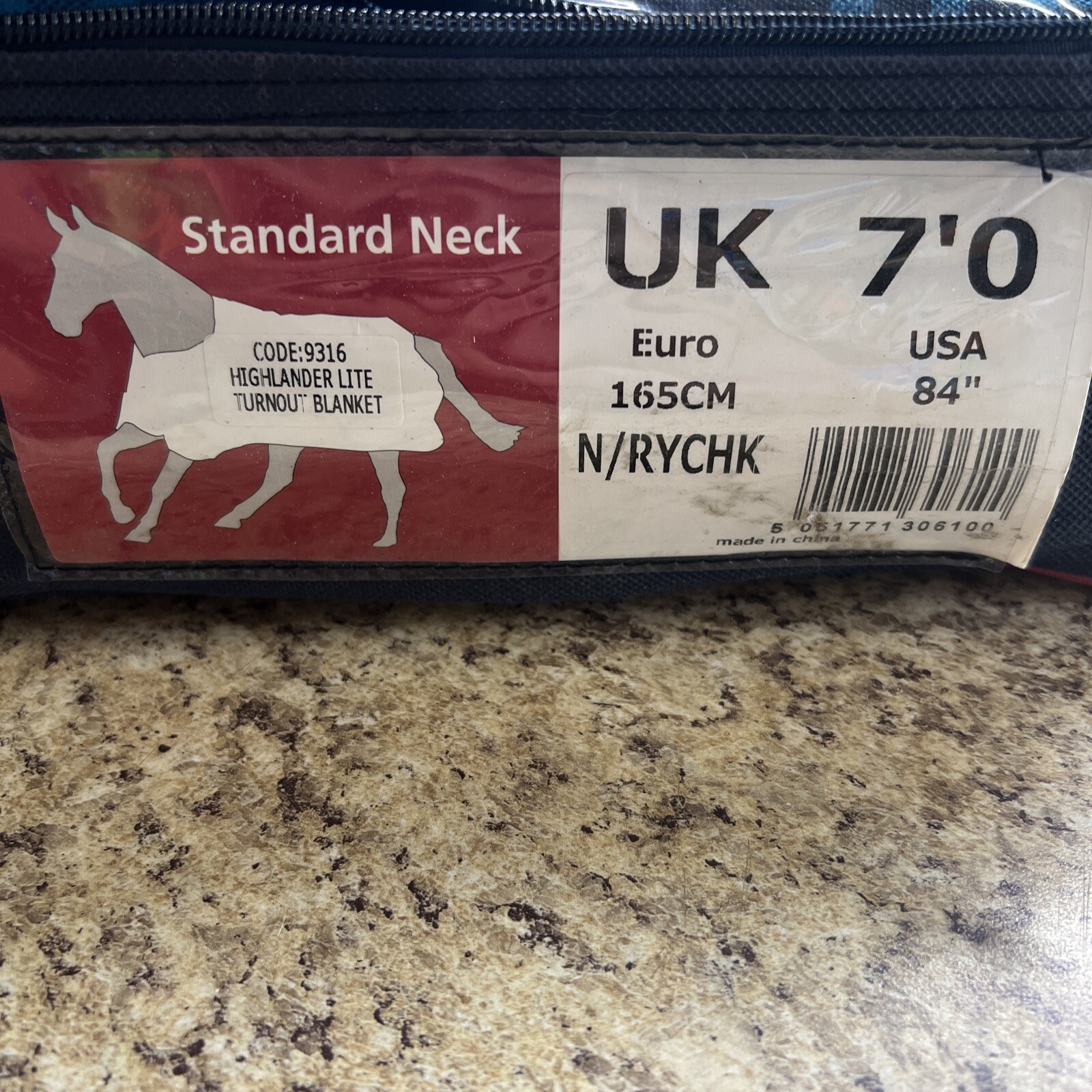 Shires Highlander Original Lite Turnout-84"-plaid