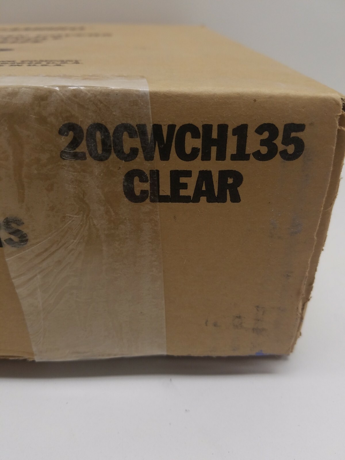 Box of 6 Cambro 20CWCH135 Clear Food Pan Cover 1/2 Size With Handle NOS