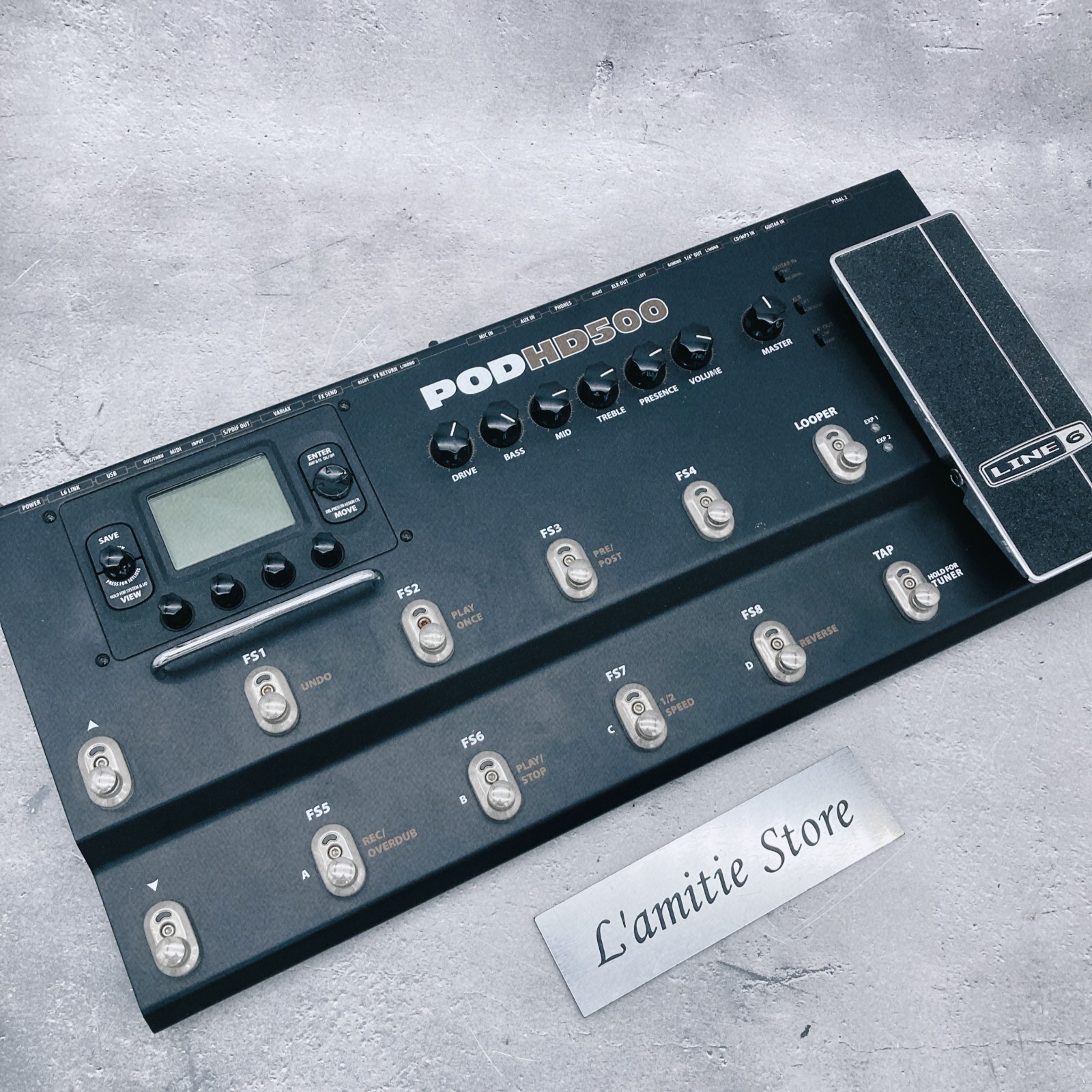 Line 6 POD HD500 Guitar Multi-Effects Processor Amp Modeling XLR PODHD500 HD 500