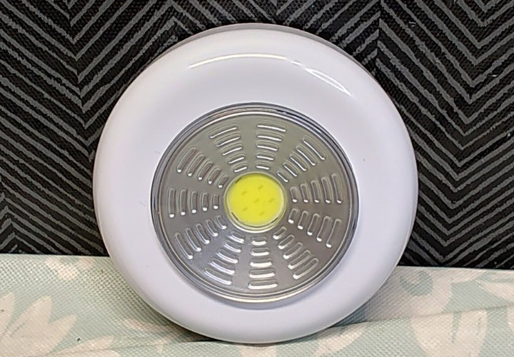 24 Pack Kitchen Lights Push Tap Light  Closet White Macarrie B1