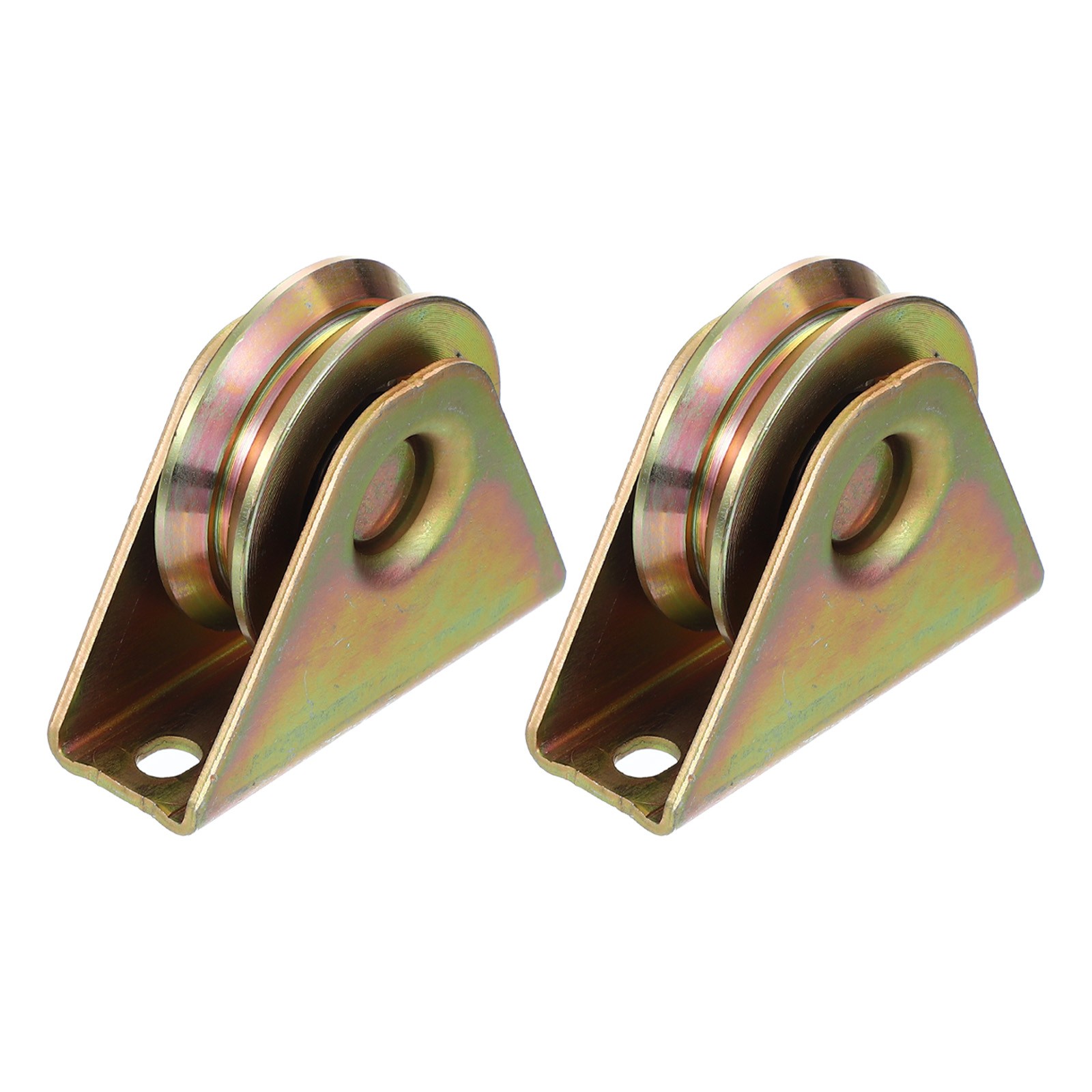 2Pcs V Groove Caster 2.75" Sliding Gate Wheels for V Track Rail
