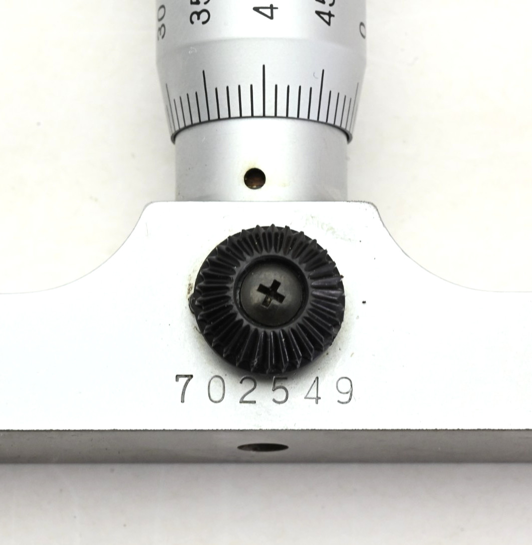 Mitutoyo 129-115 Depth Micrometer Set w/ Interchangeable Rods & Case