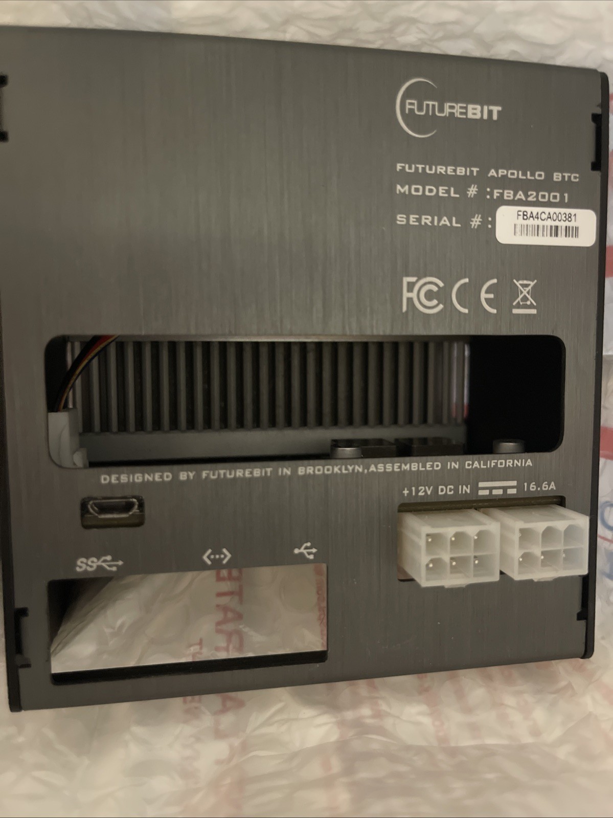 FutureBit Apollo Bitcoin BTC Miner Expansion Node ASIC