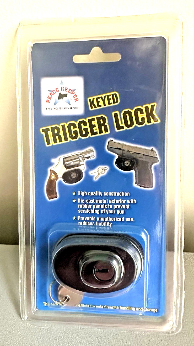 NEW Personal Security Products TL01-RP Keyed Metal Trigger Lock