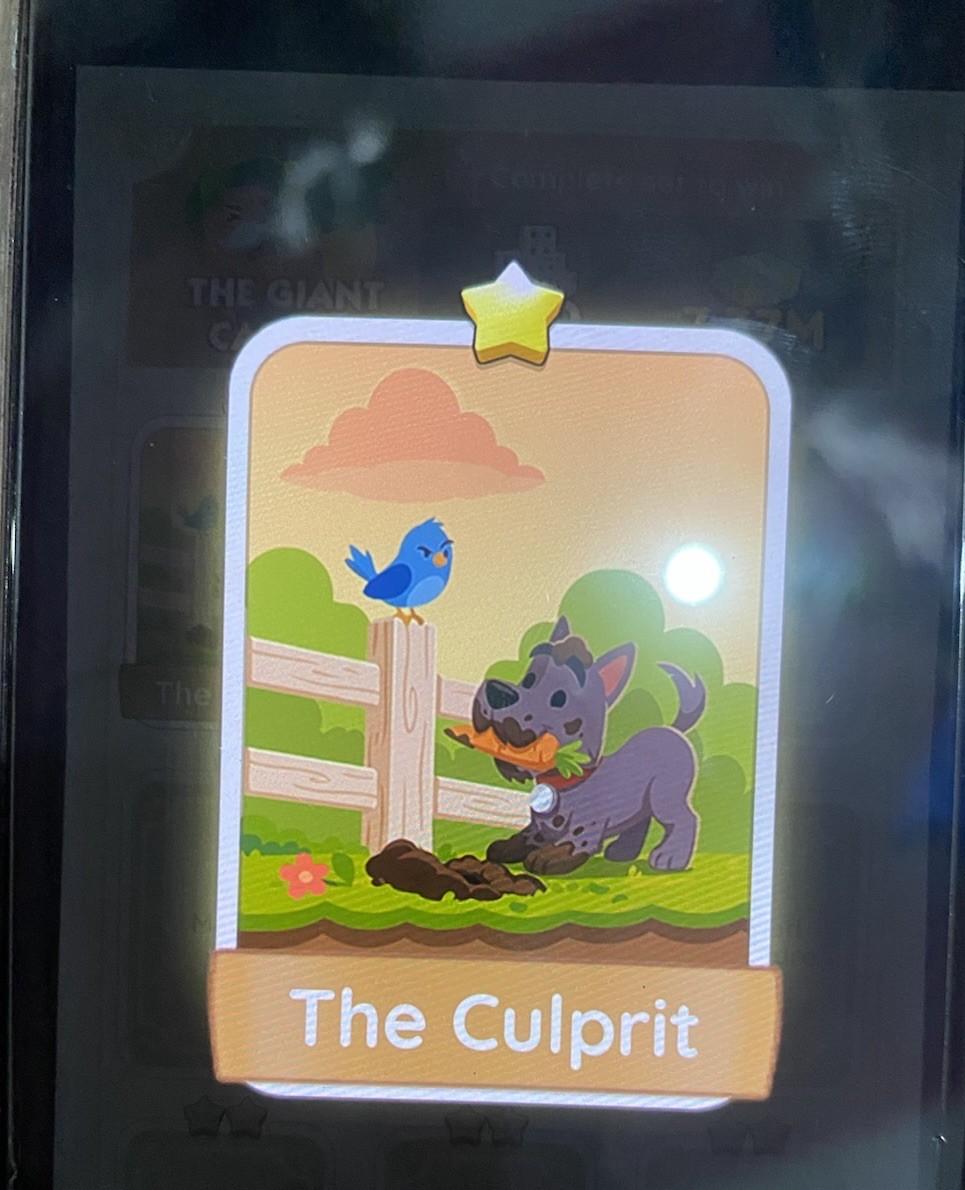The Culprit⭐️Set3🧡Mono_po-ly Go Sticker