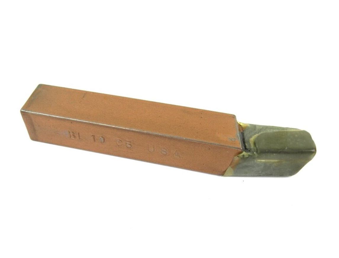 1pc ACT BL-10 LH C5 Carbide Brazed Lathe Tool Bit 15° Angle 5/8" Shank