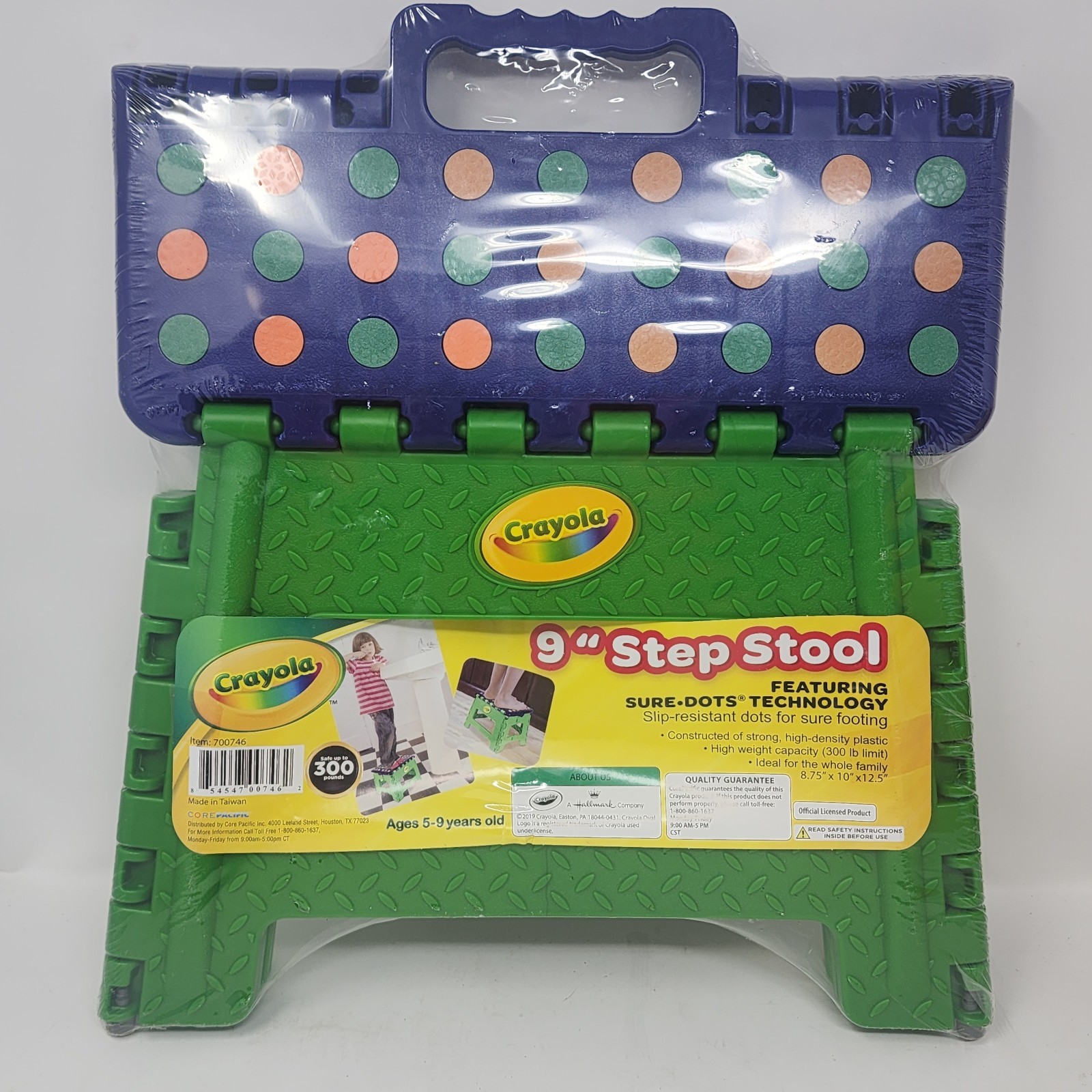 Crayola Non Slip Folding Step Stool New Sealed