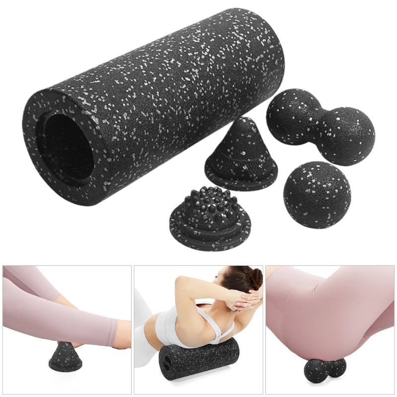 Peanut Massage Ball Round Foam Massage Rollers Deep Tissue Massager Set