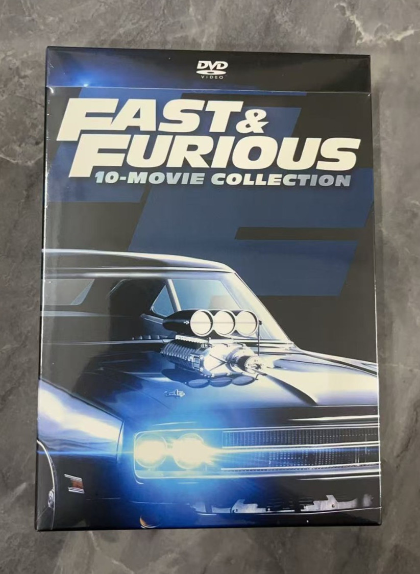 Fast & Furious 10-Movie Collection DVD 10-Discs Set New Sealed