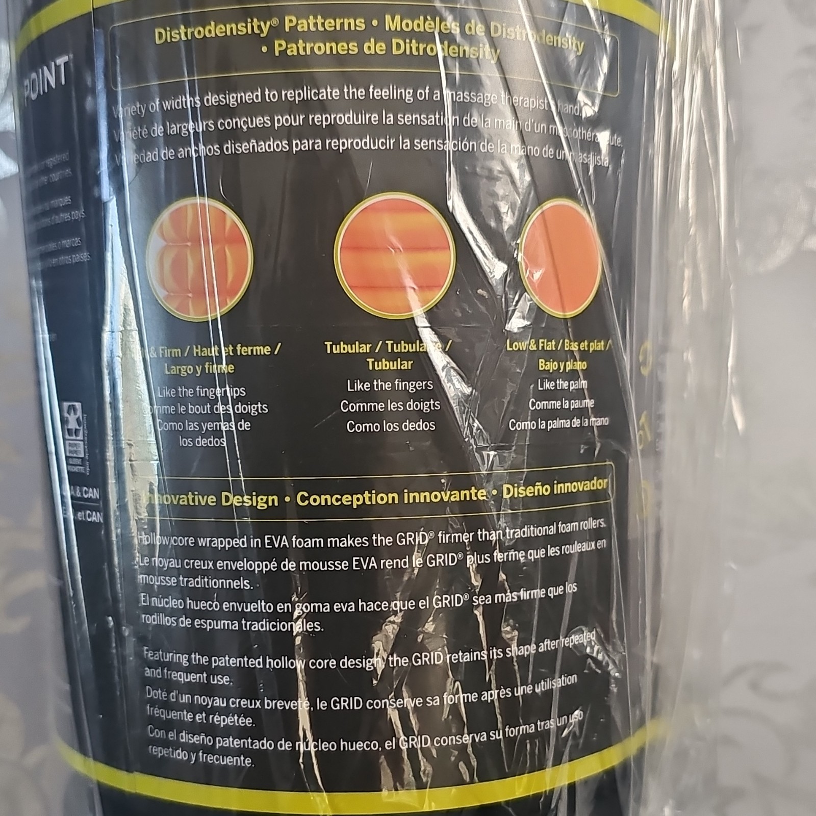 Trigger Point Performance GRID Foam Roller Orange Massage Grid Hollow Design