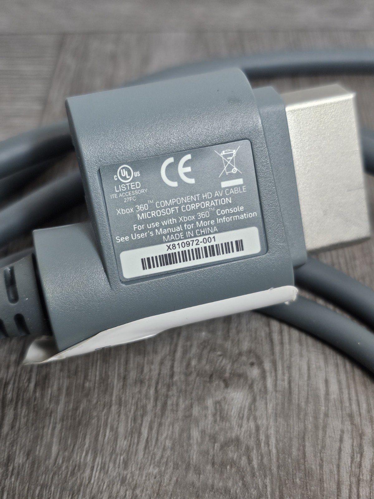 Microsoft Official Xbox 360 Component HD Cable XB10972-001