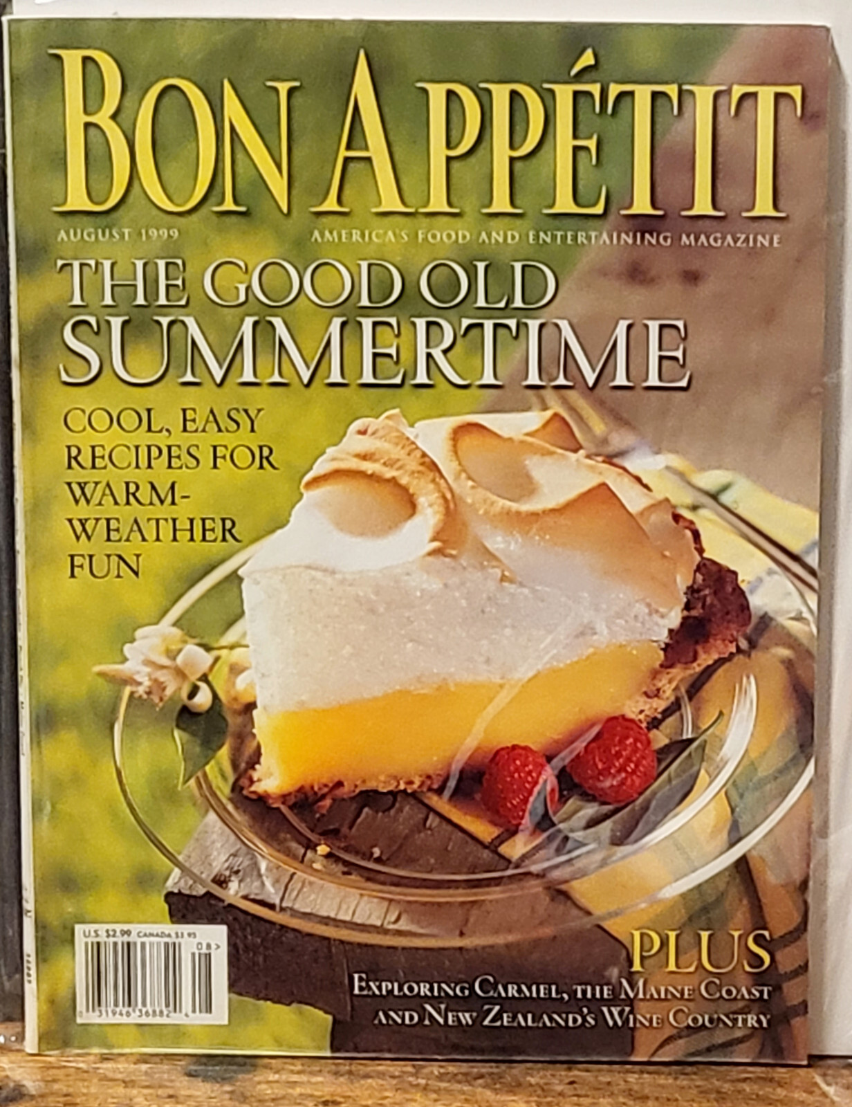 Bon Appetit Magazine ( The Good Old Summertime) August 1999