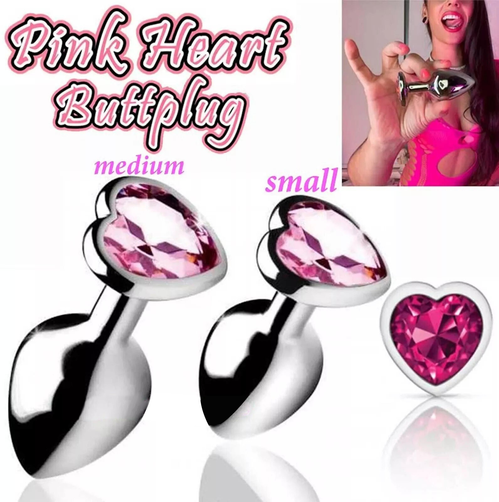 Metal Steel G-spot Anal Butt Plug Prostate Massager Probe Sex Toys for Men Women