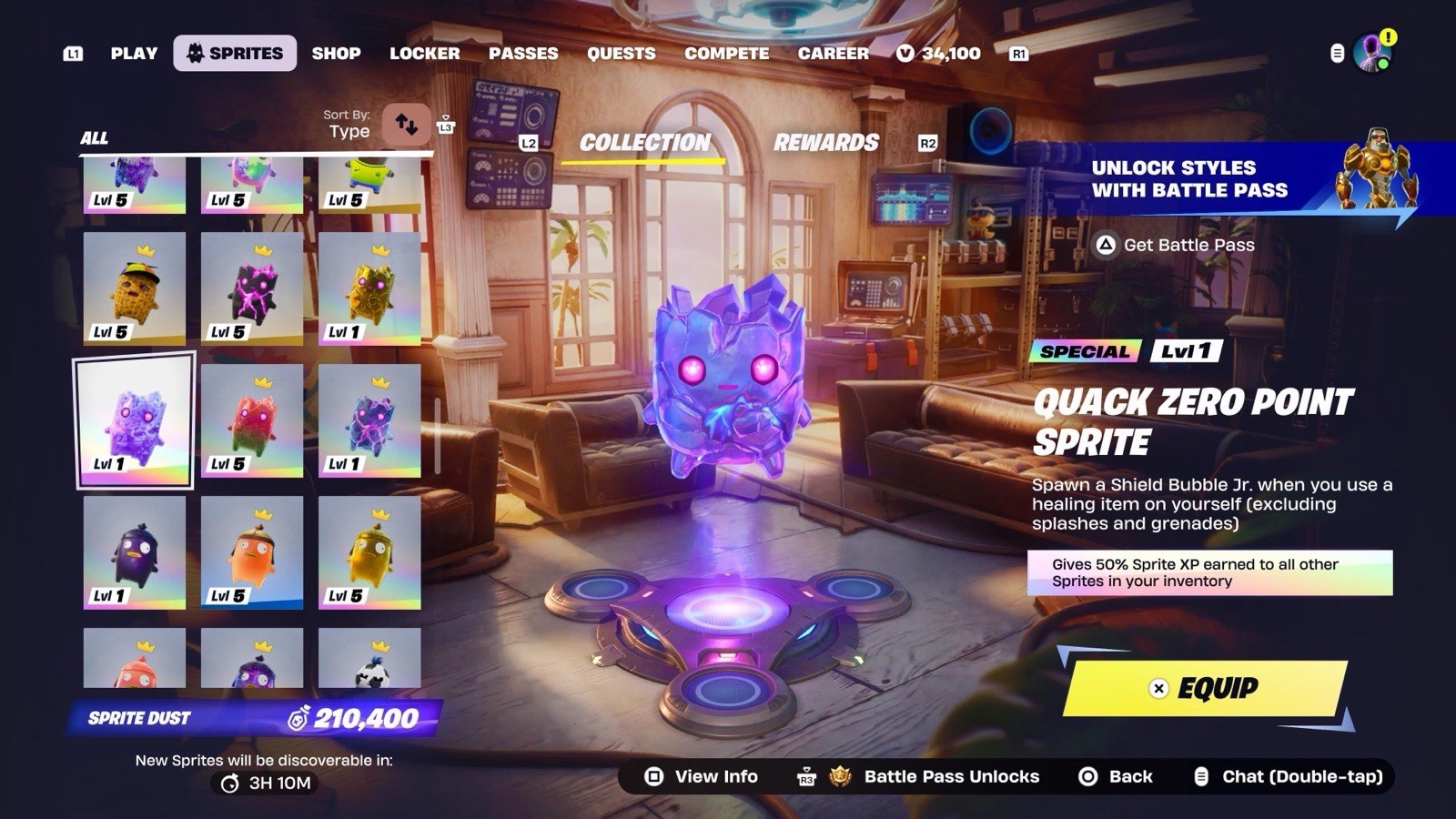 FN NEW Special Mythic Quack Zero Point Sprite!! Very Rare And Is High Demand!