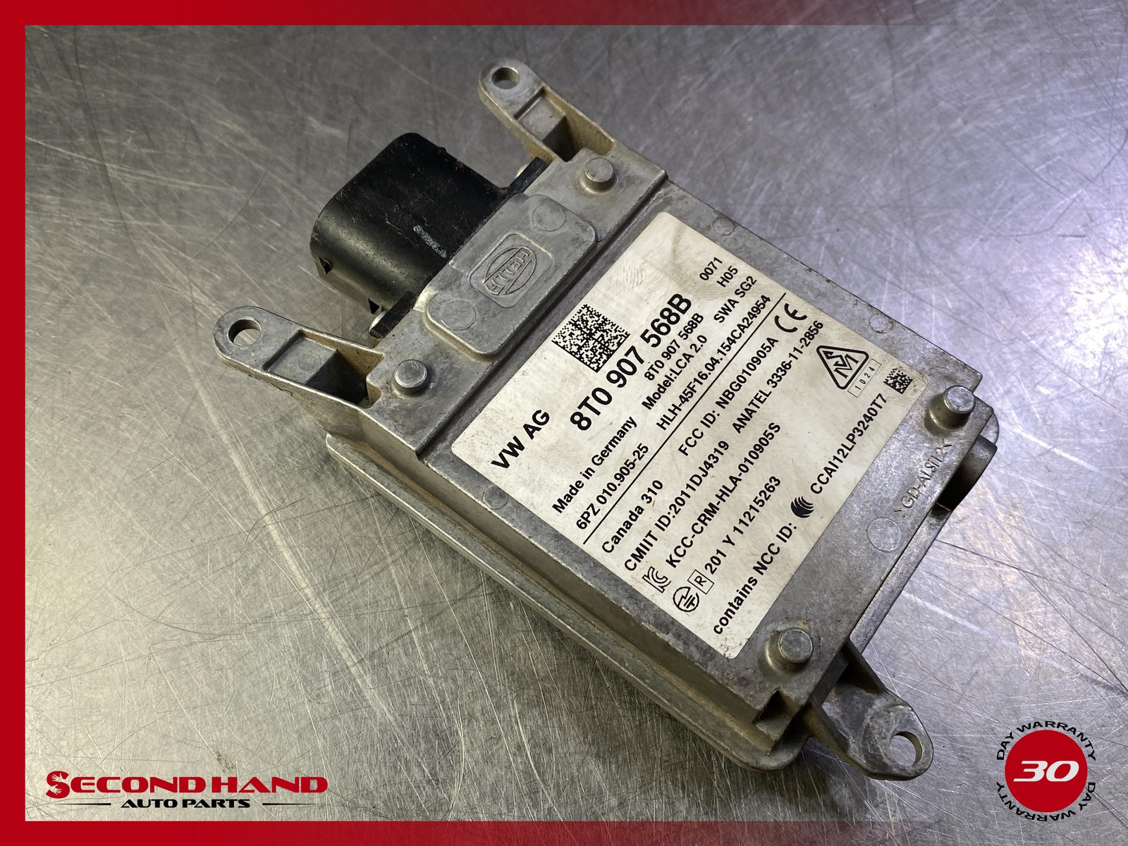 Audi Porsche Blind Spot Detection System Warning Sensor OEM 8T0907568B