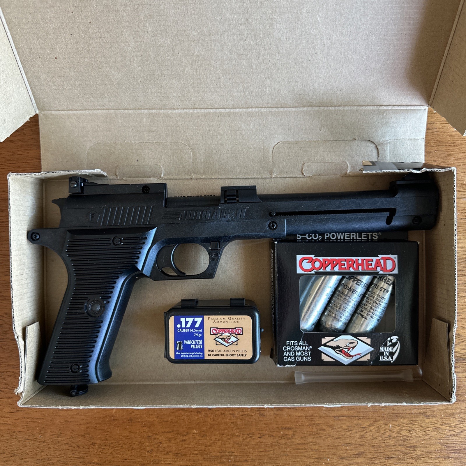 Crosman Copperhead Auto Air II CO2 Semi-Automatic Air Pistol .177 Caliber