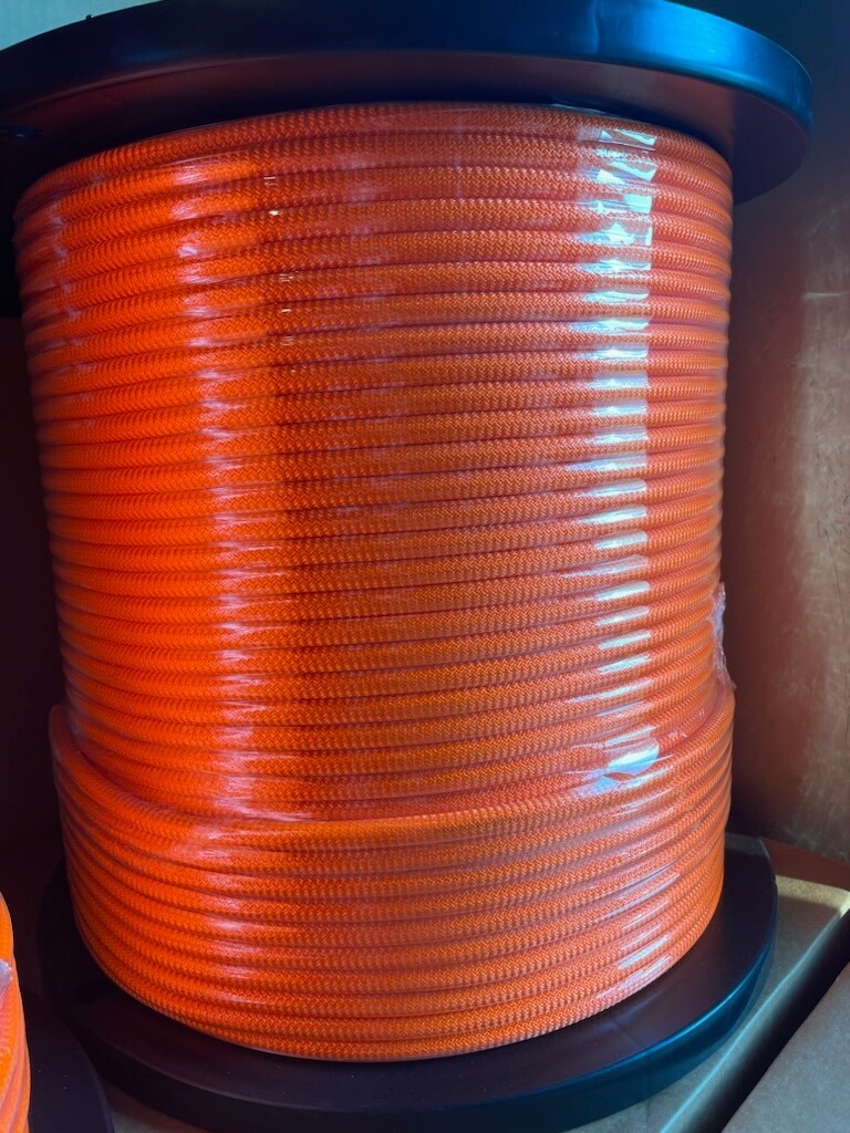1/2" Orange Bungee Cord Marine Grade Heavy Duty Shock Rope Tie Down Stretch Band