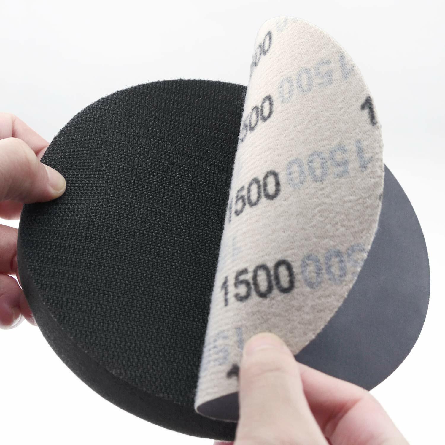 6 inch Soft Foam Interface Sanding Disc Sander Buffer Hook and Loop Backing Pad