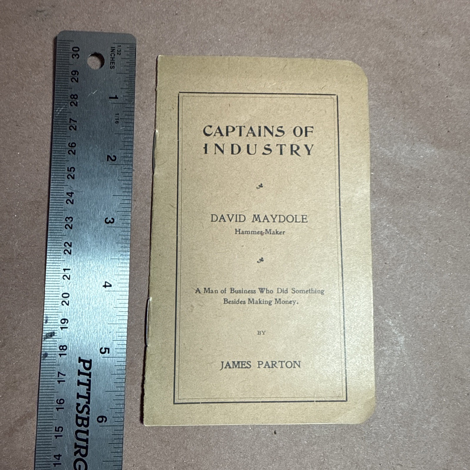 1884 Captains Of Industry Hammer David Maydole 12 Pages