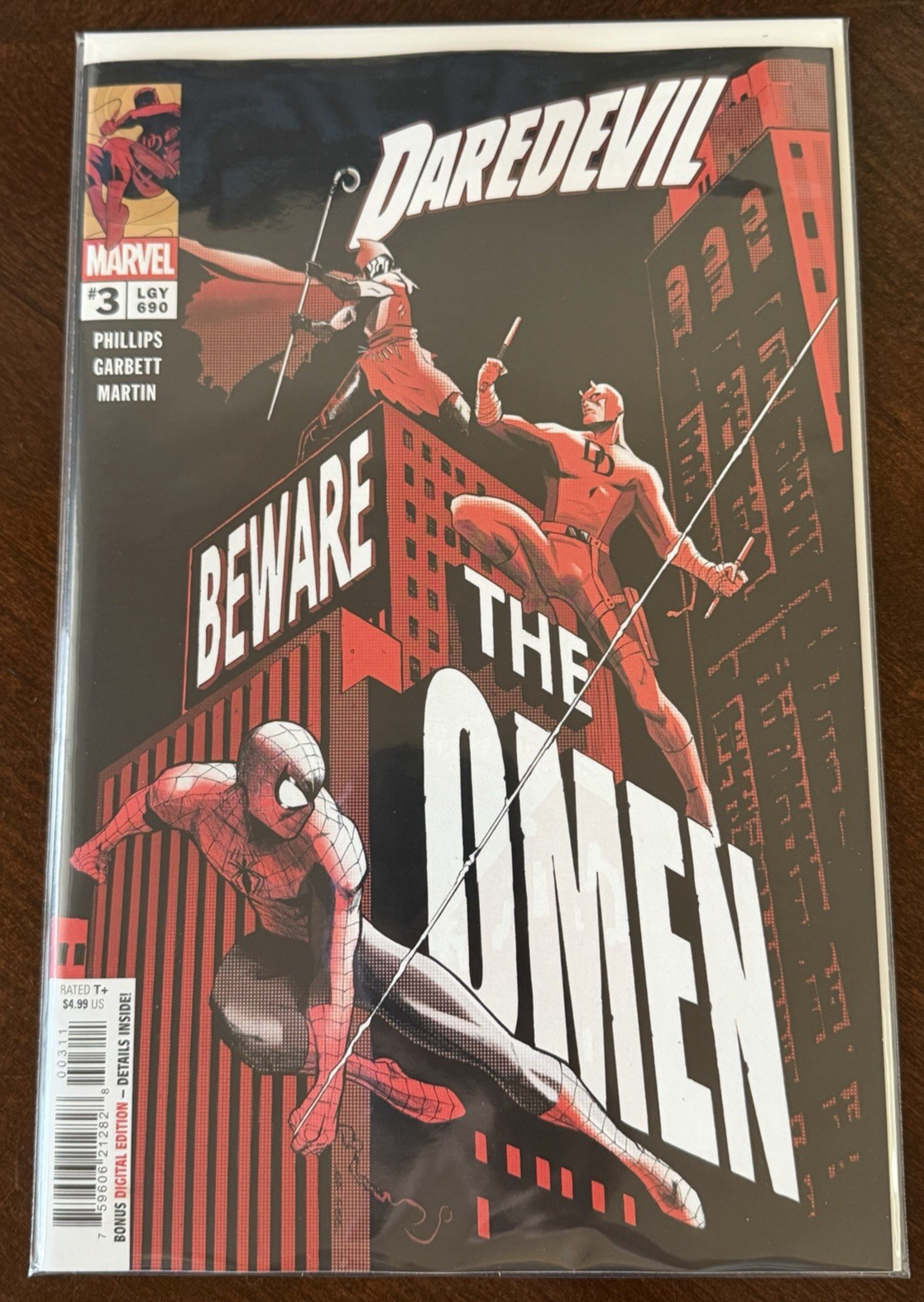 DAREDEVIL #3, LGY#690-CVR A, First Printing