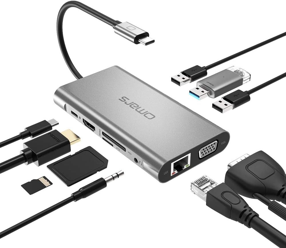 Omars docking station - USB C Hub - 10 in 1 *GREAT* condition