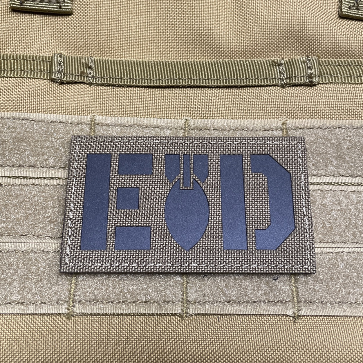 EOD Explosive Ordnance Disposal infrared IR Morale Patch Bomb Hook Loop Coyote B