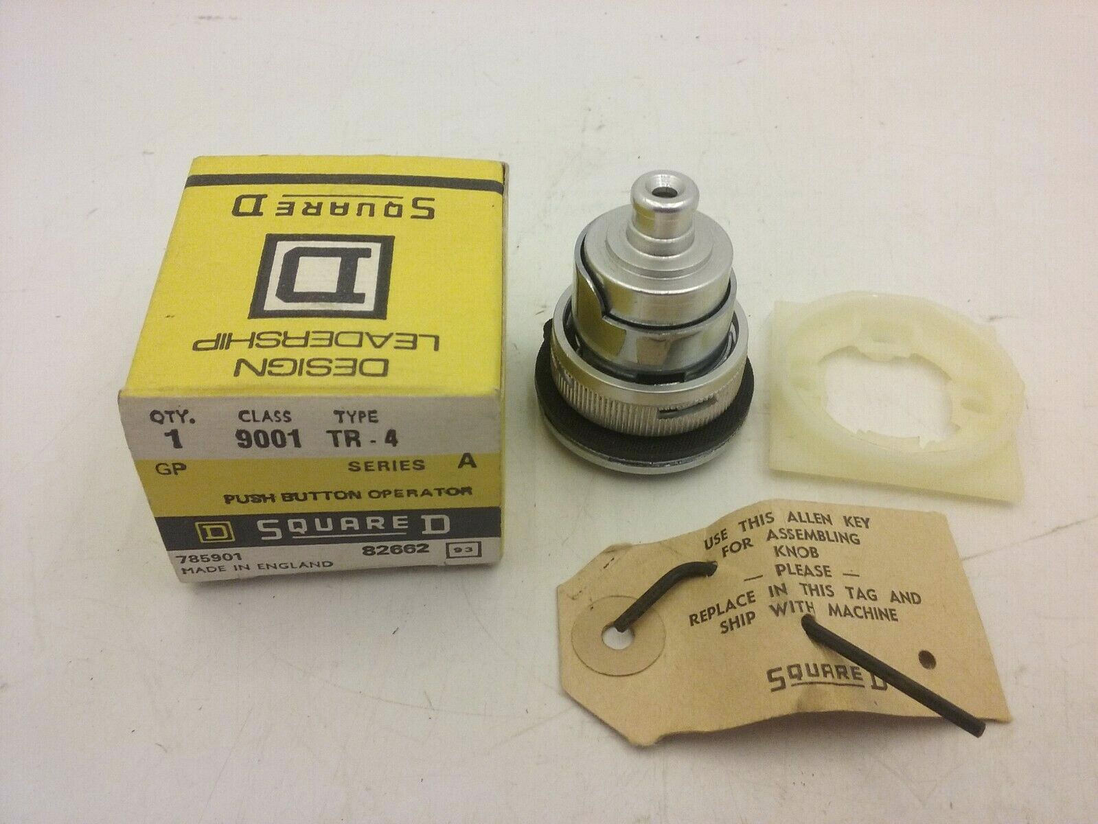 SQUARE D 9001 TR-4 PUSH BUTTON OPERATOR SERIES A NIB