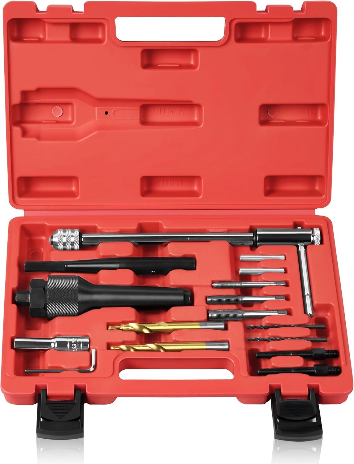 16PCS Glow Plug Removal Tool Kit M8 M10 Diesel Extractor Set