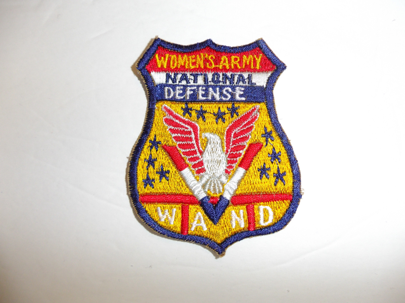 b3020 WW2 US Civilian WAND Women's Army National Defense shoulder patch R12A