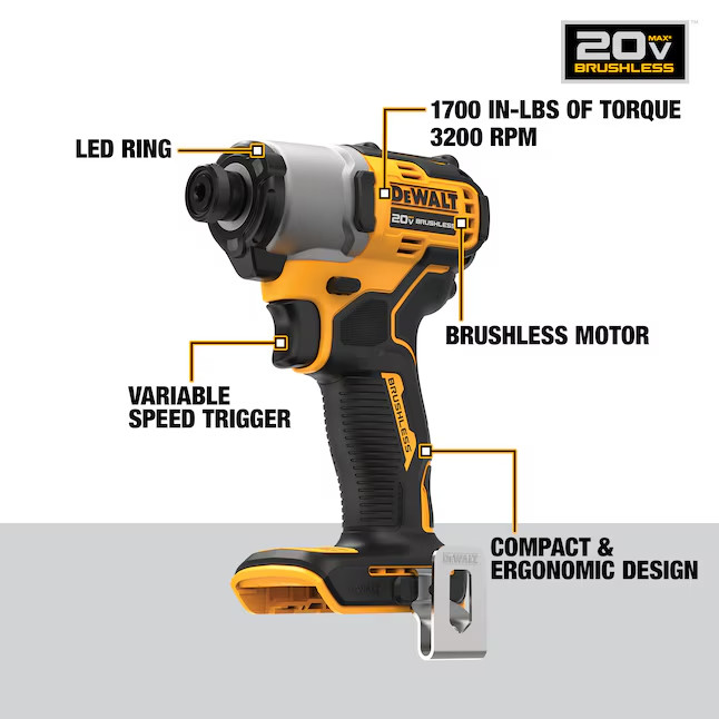 DEWALT 20V Max 2-Tool Power Tool Combo Kit DCK227D2 (Battery & Charger)