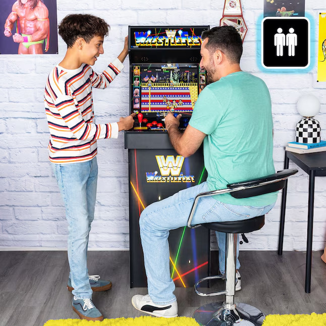 WWE WrestleMania Arcade Game Ultra Series 17in Screen Home Cabinet - FREE SHIP