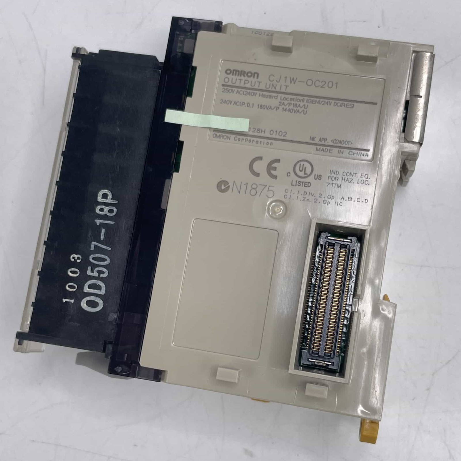 Omron CJ1W-OC201 used