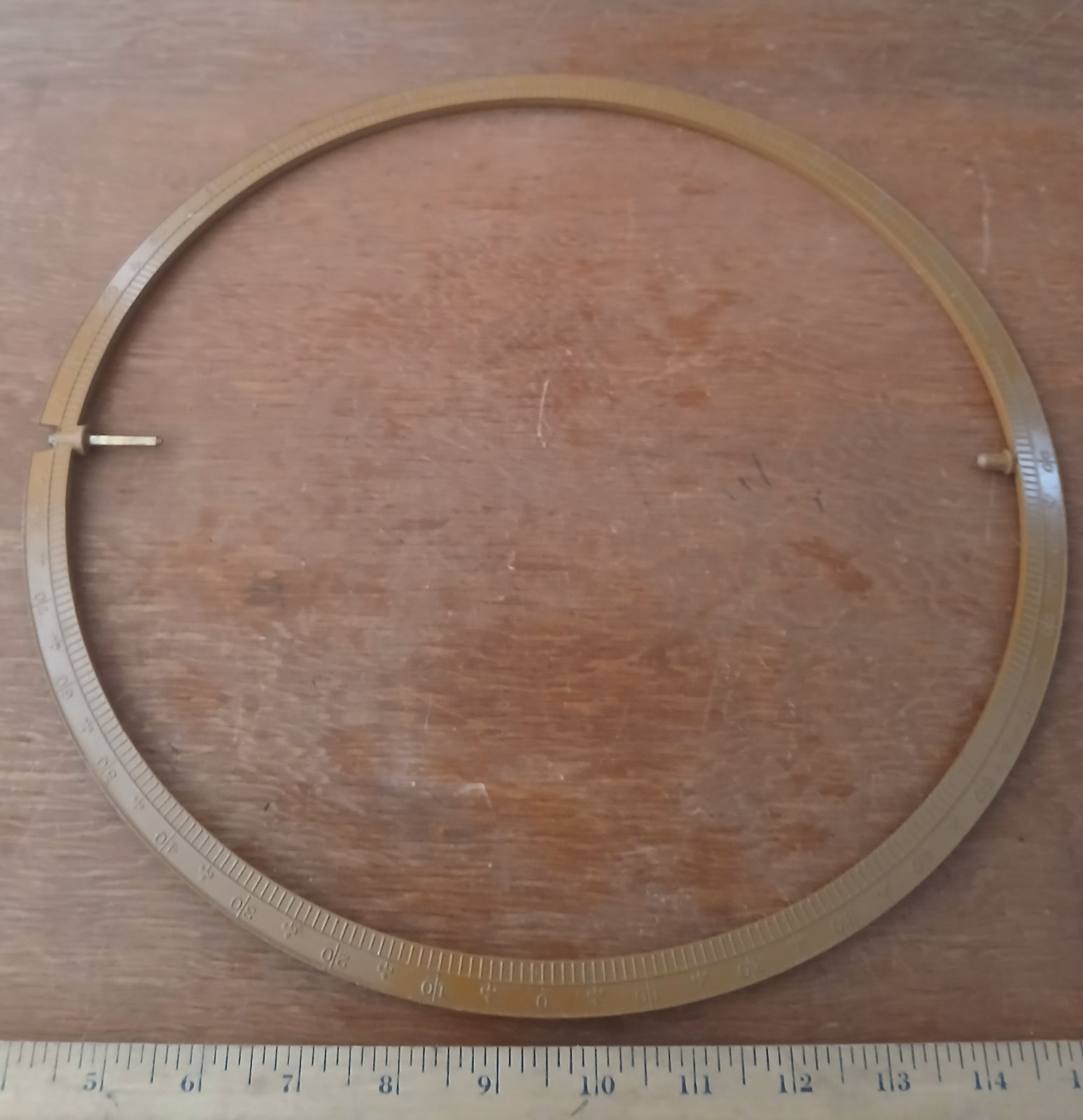 Metal Merdian Ring Replacement for Globe, Used