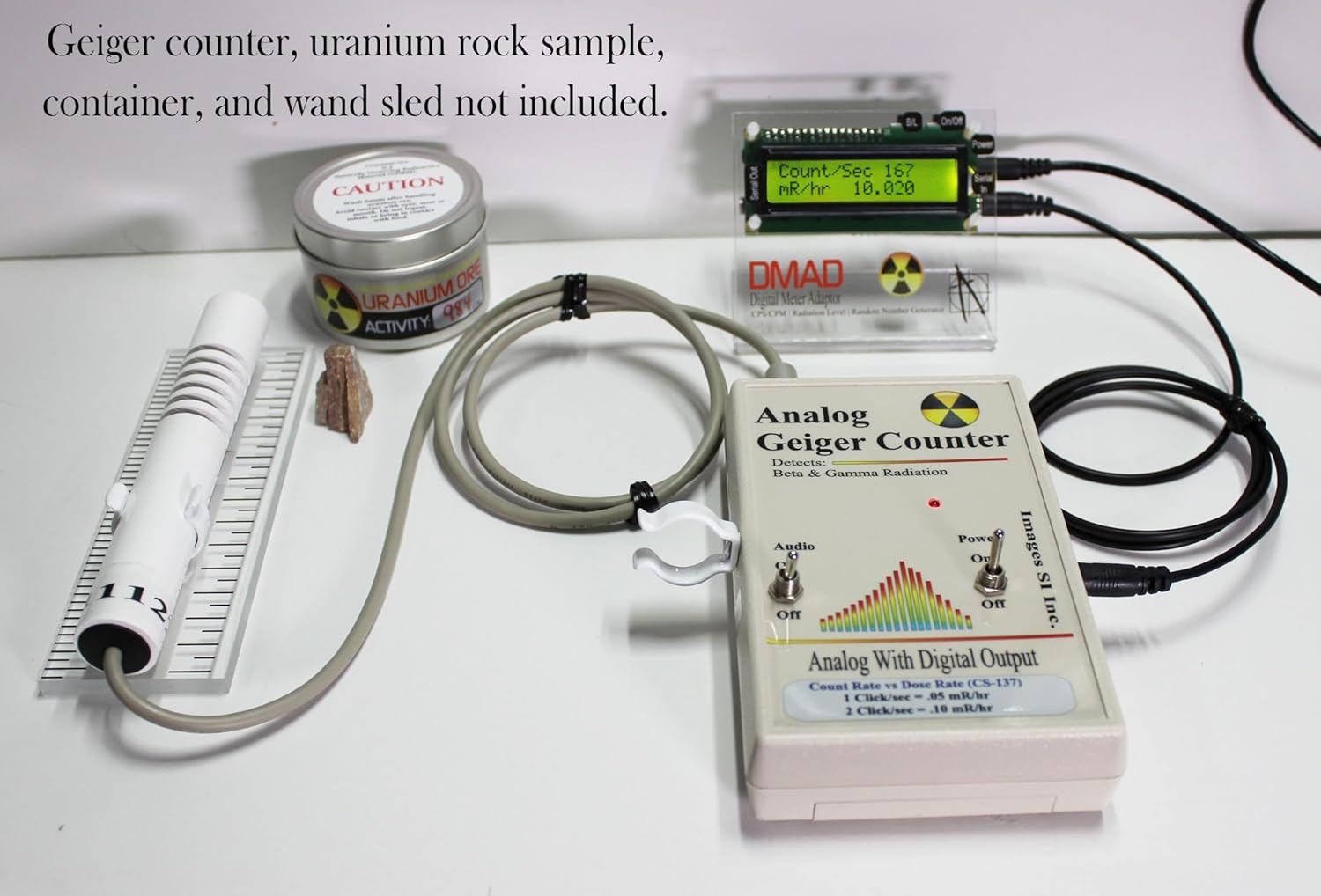 Geiger Counter Digital Meter Adapter for Analog Counters Images SI