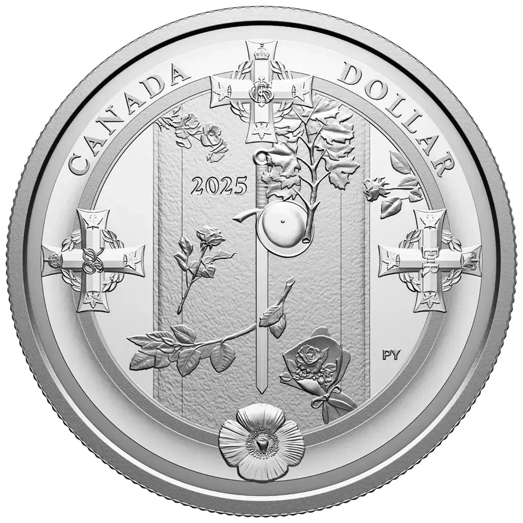 2025 Tomb of the Unknown Soldier Silver Coin - Canada - 23.17 gr Proof