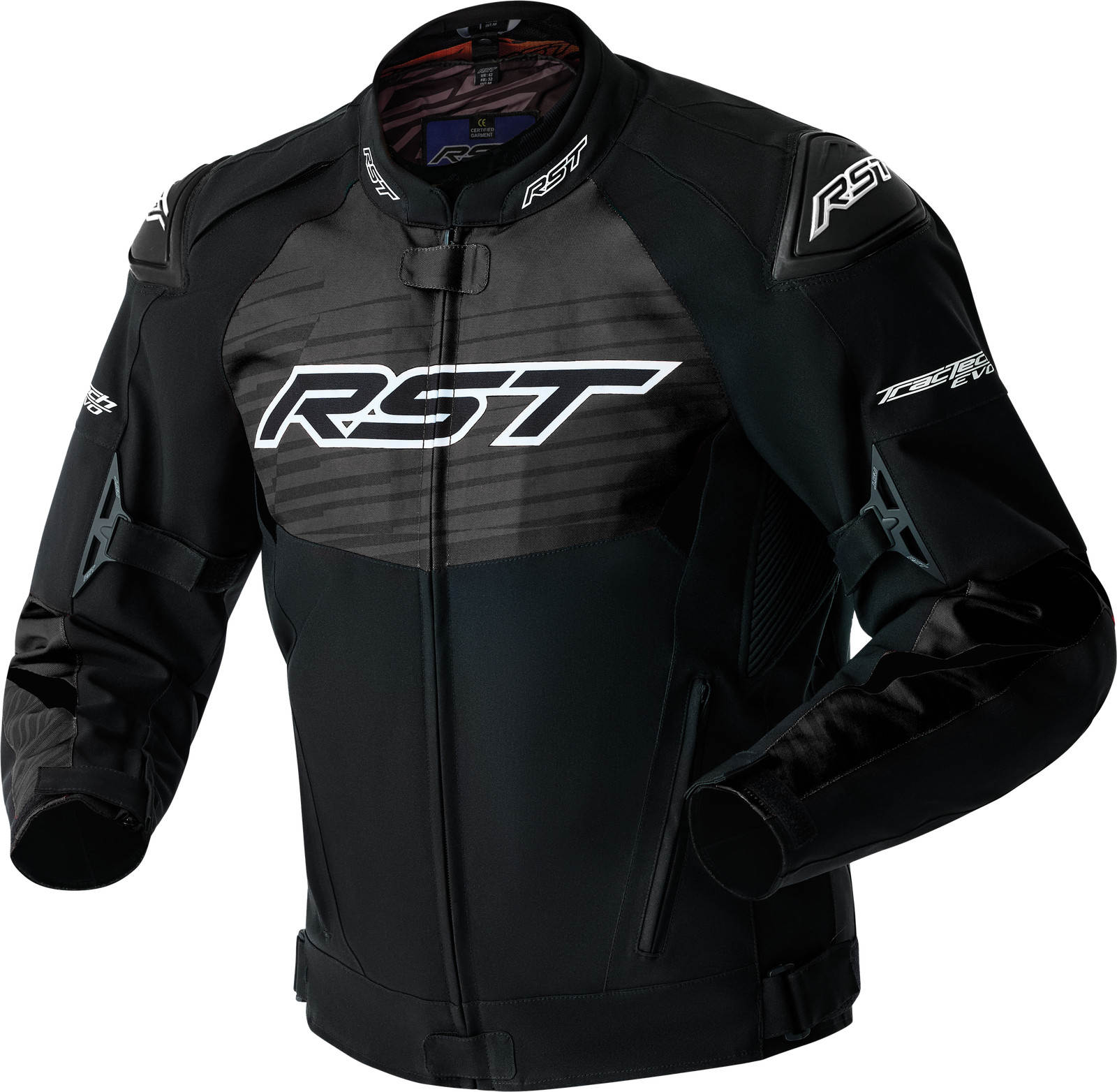 RST Tractech Evo 5 D3o Jacket Black/White Textile Xl 103640WHI-46