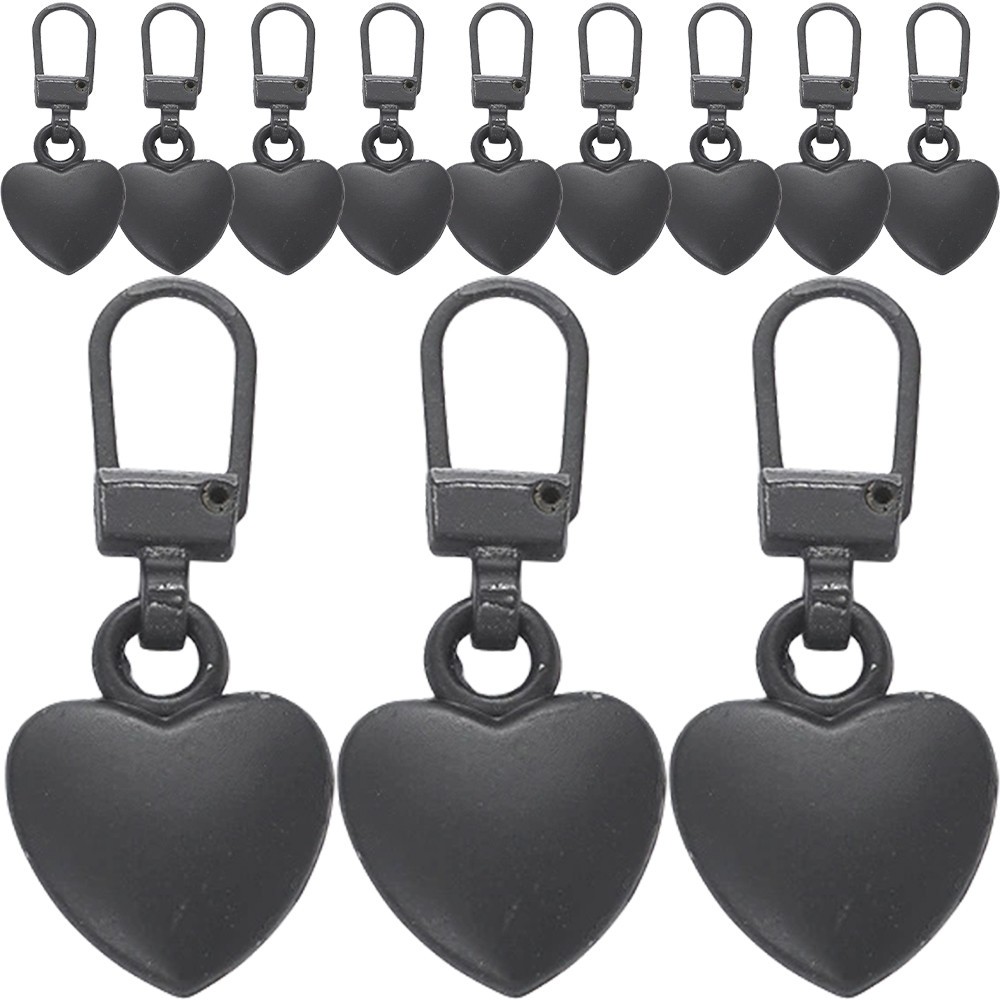12 Pcs Reusable Zipper Tabs Accessories Slider Replacement Puller