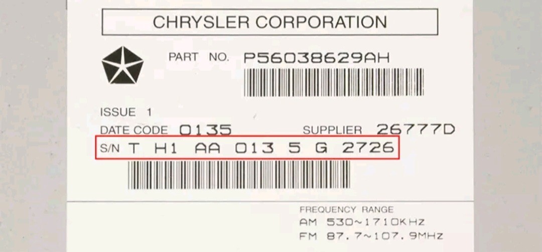 ✅ Dodge Durango Radio Code Unlock | Mopar Uconnect PIN | Instant Digital