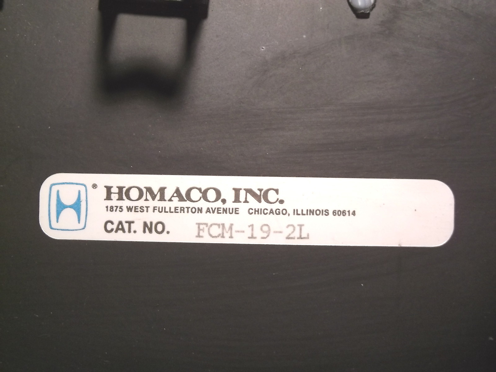 NEW HOMACO FCM-19-2L WIRE MANAGER FREE SHIPPING